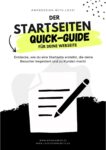 Der Startseiten QuickGuide pdf