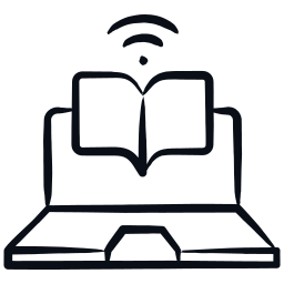 Icon Onlinekurs in schwarz